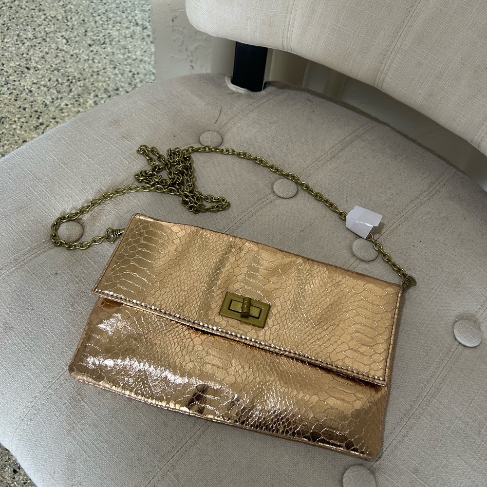 Rose Gold Clutch/crossbody